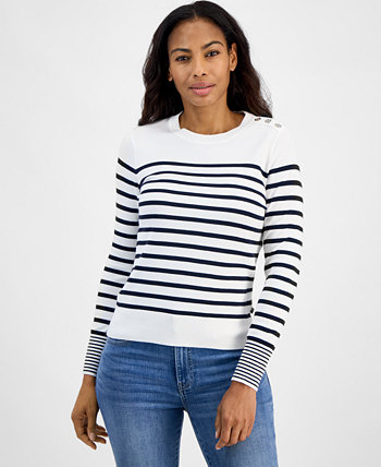 Women's Striped Marniere Sweater Tommy Hilfiger