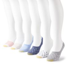 Женские носки GOLDTOE® 6-Pack Nos-Show Liner Socks GOLDTOE