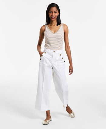 Women's Cotton Wide-Leg Sailor Jeans Nautica Jeans