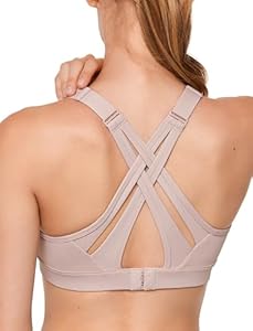 Женский Спортивный бюстгальтер Yvette High Impact Adjustable Criss Cross Back Yvette