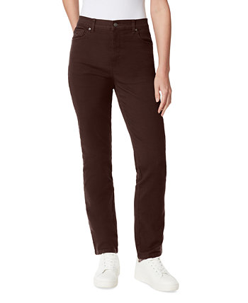 Прямые джинсы с высокой посадкой Petite Amanda, шорты для миниатюрных и миниатюрных размеров Gloria Vanderbilt