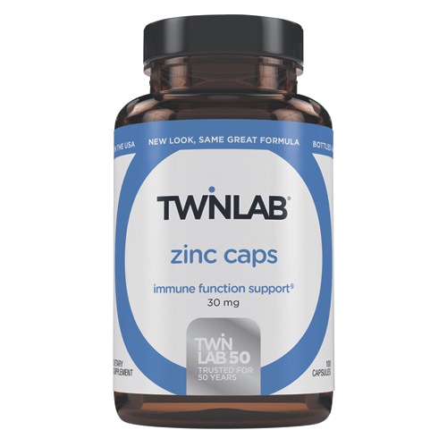 Цинковые капсулы Twinlab — 30 мг — 100 капсул Twinlab