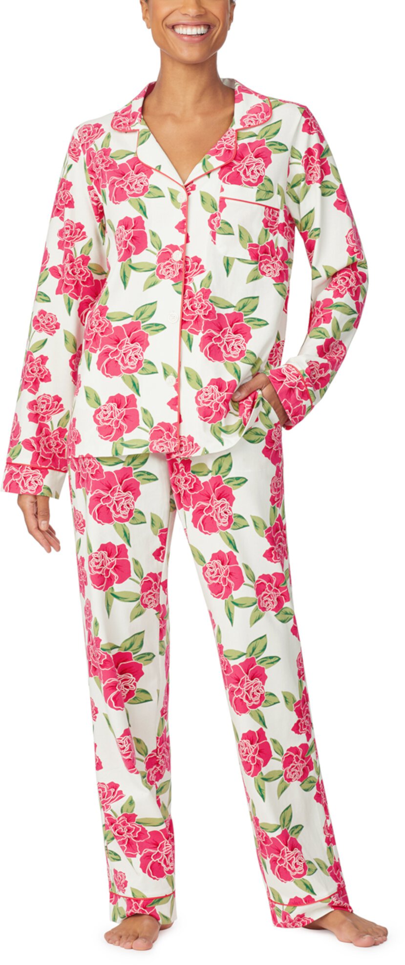 Классический пижамный комплект с длинными рукавами BedHead Pajamas