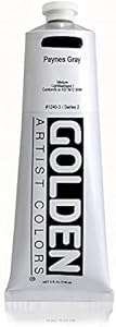 Golden Artist Acrylic, 5 ounce tube, Paynes Gray (1240-3) GOLDEN