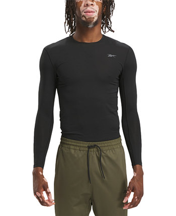 Мужская компрессионная футболка для тренировок с длинными рукавами Reebok