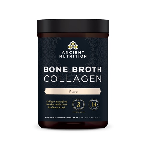 Ancient Nutrition Bone Broth Collagen™ Pure — 30 порций Ancient Nutrition