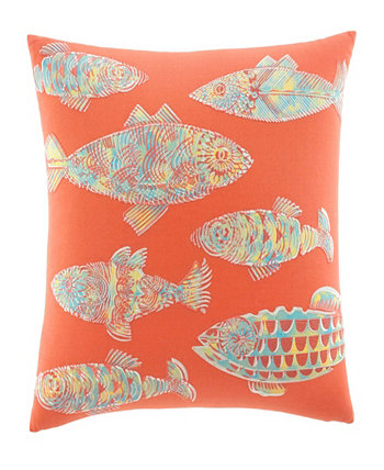 Подушка Tommy Bahama Batic Fish Sunset Orange Throw Pillow Tommy Bahama Home