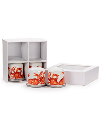 Коллекция эмалированной посуды Crab House Шейкеры для соли и перца, набор из 2 шт. Golden Rabbit