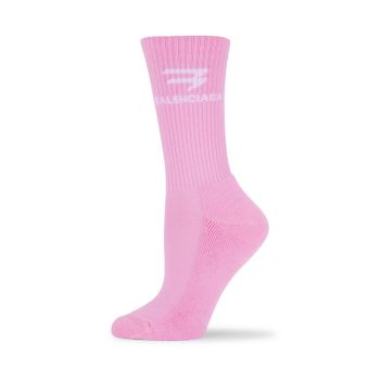 Sporty B Logo Rib-Knit Socks Balenciaga