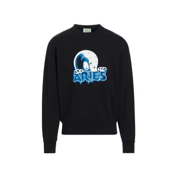 Хлопковый свитер с логотипом Kasper Aries