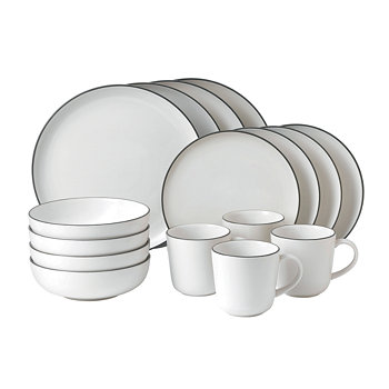 Набор из 16 предметов Royal Doulton Exclusively for Bread Street White Macy's