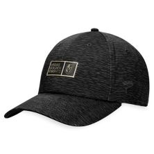 Мужская регулируемая кепка Fanatics черного цвета с логотипом Vegas Golden Knights Authentic Pro Road Fanatics