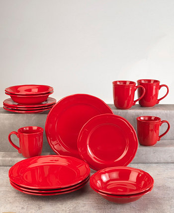 Набор столовой посуды Siena, 16 предметов, сервиз на 4 персоны Euro Ceramica