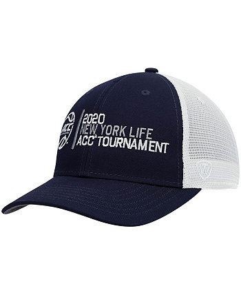 Men's Navy 2020 Acc Tournament Mesh Adjustable Snapback Hat Top of the World