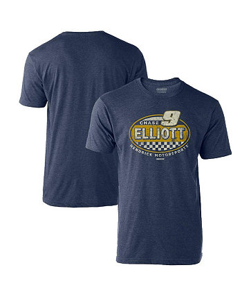 Мужская темно-синяя футболка Chase Elliott в винтажном стиле Rookie Rookie Hendrick Motorsports Team Collection
