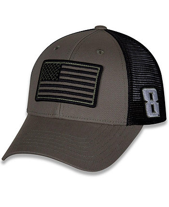 Мужская оливково-черная регулируемая шляпа с флагом Kyle Busch в тон Richard Childress Racing Team Collection