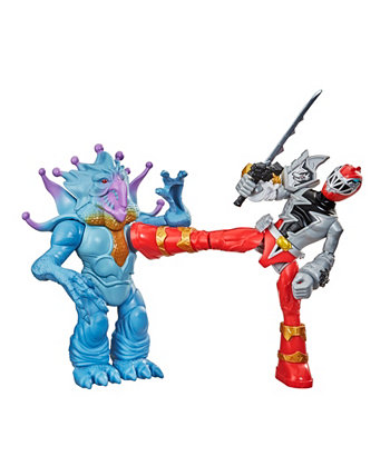 Dino Fury Battle Attackers Red Ranger vs. Doomsnake Power Rangers