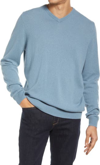 Кашемировый свитер с V-образным вырезом Nordstrom