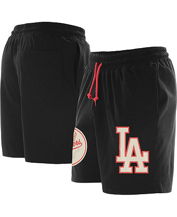 Мужские черные вязаные шорты Los Angeles Dodgers Color Pack New Era