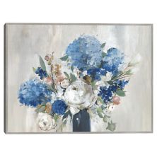 Master Piece Romantic Blue Bouquet Canvas Wall Art Master Piece