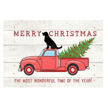 Рождественский коврик для пола в бунгало, домашний грузовик, 23&#34; х 36&#34; Bungalow Flooring