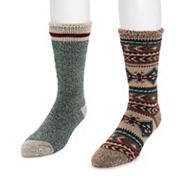 Men's MUK LUKS 2-Packk Heat Retainer Socks Muk Luks