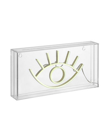 Eye Contemporary Glam Acrylic Box Управляемый USB светодиодный неоновый свет JONATHAN Y