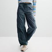 Juniors' SO® High-Rise Baggy Cargo Pants SO