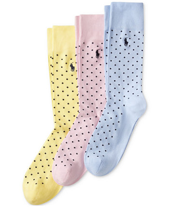 Классические носки в горошек - 3 пары Polo Ralph Lauren