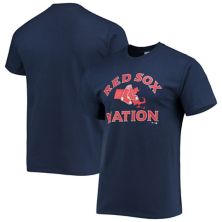 Мужская темно-синяя футболка Boston Red Sox Red Sox Nation Local BreakingT