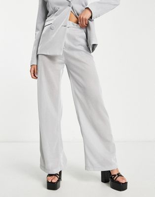 Широкие брюки с серебряными блестками Rebellious Fashion — часть комплекта Rebellious Fashion