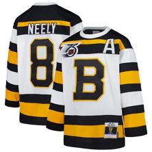 Youth Mitchell & Ness Cam Neely White Boston Bruins 1991 Blue Line Player Jersey Mitchell & Ness