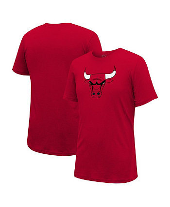 Мужская и женская футболка с логотипом Red Chicago Bulls Primary Stadium Essentials