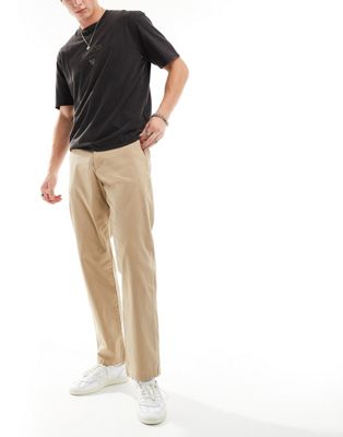 Only & Sons straight fit chinos in stone Only & Sons
