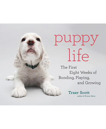 Иллюстрированная книга о развитии собак Puppy Life Galison