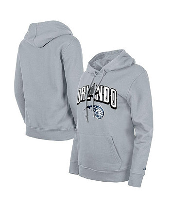 Женский серый пуловер с капюшоном Orlando Magic 2023/24 City Edition New Era