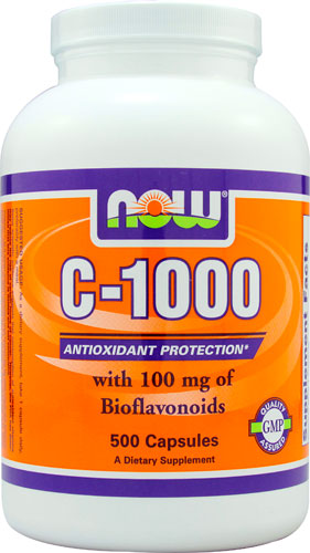 СЕЙЧАС C-1000 -- 500 растительных капсул NOW Foods