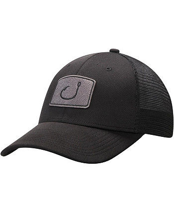 Men's Black Iconic Trucker Adjustable Hat Avid