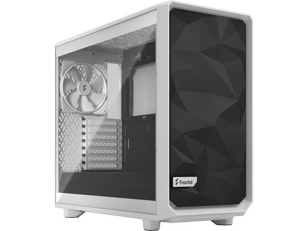 Fractal Design Meshify 2 Lite White TG Clear Tinted Tempered Glass Window ATX Mid Tower Computer Case Fractal Design