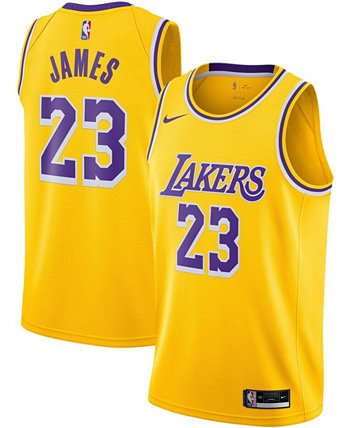 Men's LeBron James Los Angeles Lakers 2020/21 Swingman Jersey - Icon Edition Nike