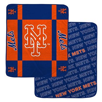 Pegasus  New York Mets 60” x 70” Reverse Block Double-Sided Ultra Cozy Blanket Pegasus