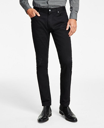 Мужские брюки прямого кроя из твила с пятью карманами, созданные для Macy's Alfani
