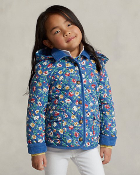 Floral Water-Resistant Barn Jacket Ralph Lauren