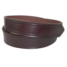 Boston Leather Men's Leather No Scratch Work Belt With Hook And Loop Closure Boston Leather