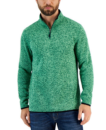 Мужской флисовый свитер с молнией в четверть, созданный для Macy's Club Room