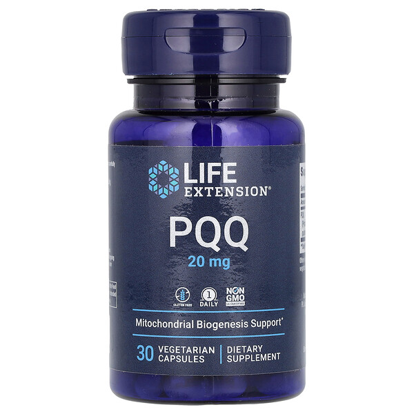 PQQ, 20 мг, 30 вегетарианских капсул Life Extension