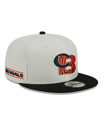 Men's Cream/Black Cincinnati Bengals City Originals 9Fifty Snapback Hat New Era