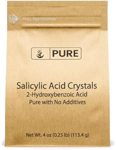 Pure Original Ingredients Salicylic Acid Crystals (1 lb) 2-Hydroxybenzoic Acid, Always Pure, No Fillers Or Additives Pure Original Ingredients