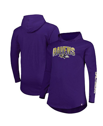 Мужской фиолетовый пуловер с капюшоном Baltimore Ravens Big and Tall Front Runner Fanatics