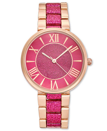 Женские двухцветные часы-браслет диаметром 36 мм, созданные для Macy's I.N.C. International Concepts